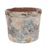 Vas decorativ din teracota Ø 12x10 cm, Clayre & Eef