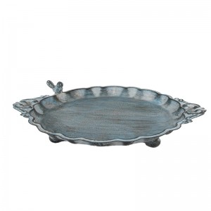 Recipient din fier pentru pasari 37x29x5/7 cm, Clayre & Eef