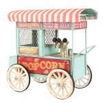 Pusculita decorativa Masina de Popcorn in miniatura 24x15x24 cm, Clayre & Eef