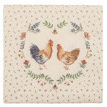 Servetele de masa "Chicken and Rooster" 33*33 cm, Clayre & Eef