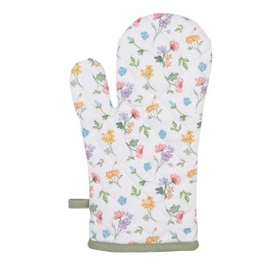 Manusa de bucatarie "Colorful Flowers", Clayre & Eef Manusa de bucatarie "Colorful Flowers", Clayre & Eef