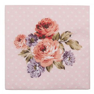 Servetele de masa "Dotty Rose" 33x33 cm, Clayre & Eef