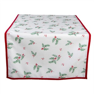Craciun Napron/ traversa de masa "Holly Christmas" 50x140 cm, Clayre & Eef Craciun Napron/ traversa de masa "Holly Christmas" 50x140 cm, Clayre & Eef