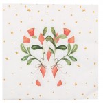 Servetele de masa "Happy Little Christmas" 33*33 cm, Clayre & Eef Servetele de masa "Happy Little Christmas" 33*33 cm, Clayre & Eef