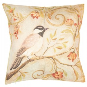 Fata de perna "Chickadee" 43x43 cm, Clayre & Eef Fata de perna "Chickadee" 43x43 cm, Clayre & Eef