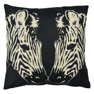 Fata de perna "Zebra" 43x43 cm, Clayre & Eef Fata de perna "Zebra" 43x43 cm, Clayre & Eef