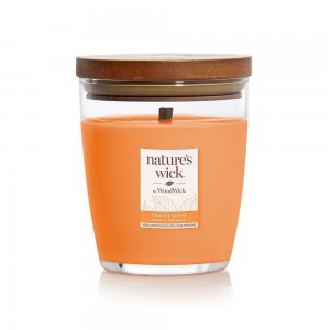 Lumanare parfumata Orange Papaya 284g, Nature's Wick Lumanare parfumata Orange Papaya 284g, Nature's Wick