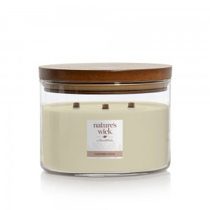 Lumanare parfumata Cashmere Wool 433g cu 3 fitiluri, Nature's Wick