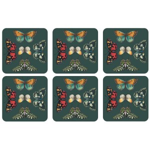 PIMPERNEL Botanic Garden Harmony Set 6 Coasters 10.5 x 10.5cm PIMPERNEL Botanic Garden Harmony Set 6 Coasters 10.5 x 10.5cm