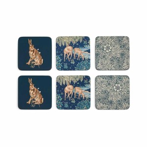PIMPERNEL Wightwick Morris & CO Set 6 Coasters 10.5 x 10.5cm PIMPERNEL Wightwick Morris & CO Set 6 Coasters 10.5 x 10.5cm
