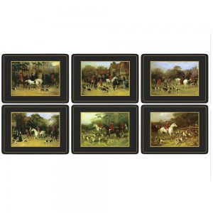 PIMPERNEL Tally Ho Set 6 Placemats Medium 30.5 x 23cm PIMPERNEL Tally Ho Set 6 Placemats Medium 30.5 x 23cm
