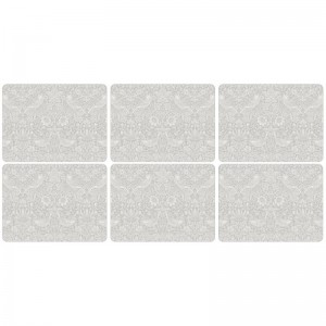 PIMPERNEL Pure Morris Strawberry Thief Set 6 Placemats Medium 30.5 x 23cm PIMPERNEL Pure Morris Strawberry Thief Set 6 Placemats Medium 30.5 x 23cm