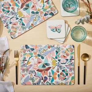 PIMPERNEL Papillon Set 4 Placemats Large 40.10 x 29.80cm PIMPERNEL Papillon Set 4 Placemats Large 40.10 x 29.80cm