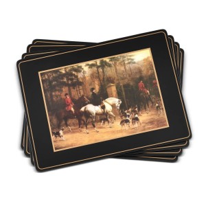 PIMPERNEL Tally Ho Set 4 Placemats Large 40.10 x 29.80cm PIMPERNEL Tally Ho Set 4 Placemats Large 40.10 x 29.80cm