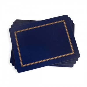PIMPERNEL Classic Midnight Set 4 Placemats Large 40.10 x 29.80cm PIMPERNEL Classic Midnight Set 4 Placemats Large 40.10 x 29.80cm