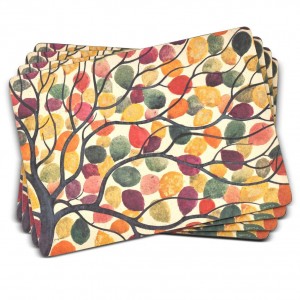 PIMPERNEL Dancing Branches Set 4 Placemats Large 40.10 x 29.80cm PIMPERNEL Dancing Branches Set 4 Placemats Large 40.10 x 29.80cm