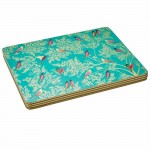 PIMPERNEL Sara Miller Chelsea - Green Set 4 Placemats Large 40.10x29.80cm 