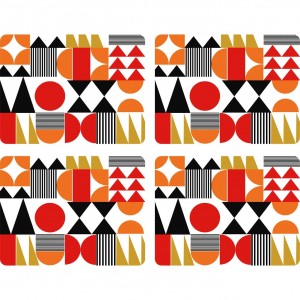 PIMPERNEL Go Bold Set 4 Placemats Large 40.10 x 29.80cm PIMPERNEL Go Bold Set 4 Placemats Large 40.10 x 29.80cm