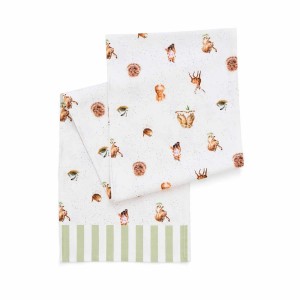 PIMPERNEL Napron Wrendale Designs Woodland Stripe 35 x 250cm PIMPERNEL Napron Wrendale Designs Woodland Stripe 35 x 250cm
