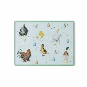 PIMPERNEL Blat de sticla / tocator Wrendale Designs 40 x 30cm PIMPERNEL Blat de sticla / tocator Wrendale Designs 40 x 30cm