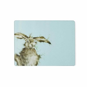 PIMPERNEL Blat de sticla / tocator Wrendale Designs Hare 40 x 30cm PIMPERNEL Blat de sticla / tocator Wrendale Designs Hare 40 x 30cm