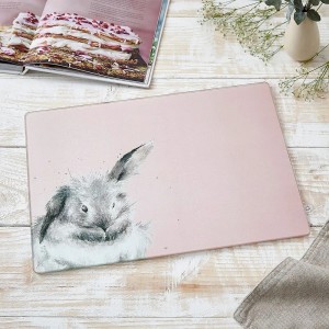 PIMPERNEL Blat de sticla / tocator Wrendale Designs Rabbit 40 x 30cm PIMPERNEL Blat de sticla / tocator Wrendale Designs Rabbit 40 x 30cm