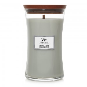 Lumanare Parfumata Borcan Mare Lavender&Cedar, WoodWick®