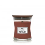 Lumanare Parfumata Borcan Mic Smoked Walnut & Maple, WoodWick® Lumanare Parfumata Borcan Mic Smoked Walnut & Maple, WoodWick®