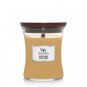 Lumanare Parfumata Borcan Mediu Gilded Sands, WoodWick®