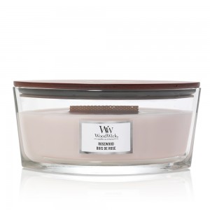 Lumanare Parfumata Ellipse Rosewood, WoodWick®  Lumanare Parfumata Ellipse Rosewood, WoodWick®