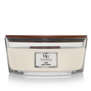 Lumanare Parfumata Ellipse Linen, WoodWick® 