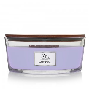 Lumanare Parfumata Ellipse Lavender Spa, WoodWick®  Lumanare Parfumata Ellipse Lavender Spa, WoodWick®