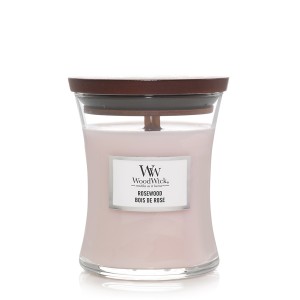 Lumanare Parfumata Borcan Mediu Rosewood, WoodWick® Lumanare Parfumata Borcan Mediu Rosewood, WoodWick®
