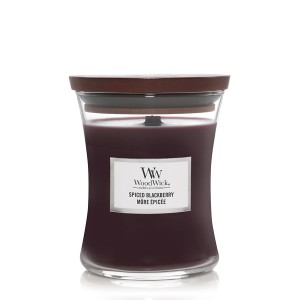 Lumanare Parfumata Borcan Mediu Spiced Blackberry, WoodWick®