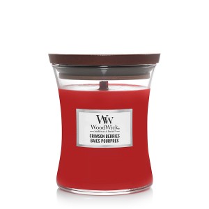 Lumanare Parfumata Borcan Mediu Crimson Berries, WoodWick®