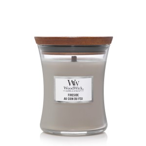 Lumanare Parfumata Borcan Mediu Fireside, WoodWick®