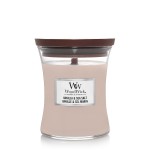 Lumanare Parfumata Borcan Mediu Vanilla & Sea Salt, WoodWick®