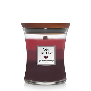 Lumanare Parfumata Borcan Mediu Trilogy Sun Ripened Berries, WoodWick®