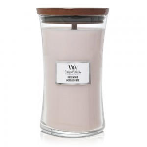 Lumanare Parfumata Borcan Mare Rosewood, WoodWick®