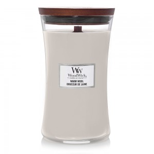 Lumanare Parfumata Borcan Mare Warm Wool, WoodWick®
