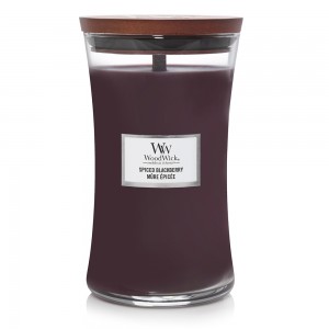 Lumanare Parfumata Borcan Mare Spiced Blackberry, WoodWick®