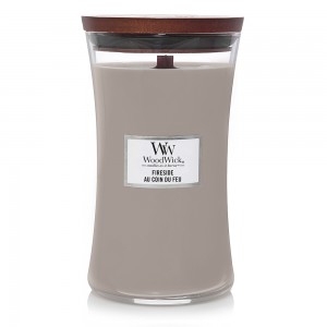 Lumanare Parfumata Borcan Mare Fireside, WoodWick®