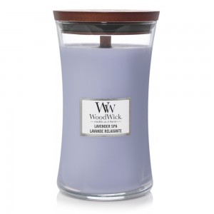Lumanare Parfumata Borcan Mare Lavender Spa, WoodWick®