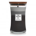 Lumanare Parfumata Borcan Mare Trilogy Warm Woods, WoodWick®