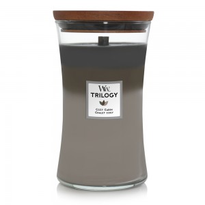 Lumanare Parfumata Borcan Mare Trilogy Cozy Cabin, WoodWick®