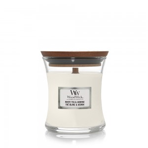 Lumanare Parfumata Borcan Mic White Tea & Jasmine, WoodWick®