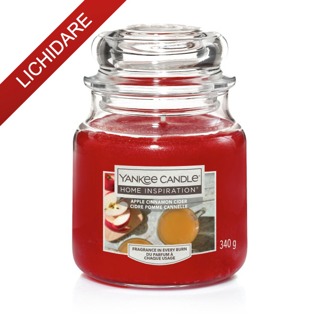 YANKEE CANDLE Home Inspiration Lumanare Parfumata Borcan Mediu Apple Cinnamon Cider 340gr. YANKEE CANDLE Home Inspiration Lumanare Parfumata Borcan Mediu Apple Cinnamon Cider 340gr.