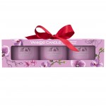 Yankee Candle Set 3 lumanari Mini in sticla Wild Orchid