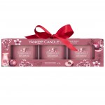 Yankee Candle Set 3 lumanari Mini in sticla Sweet Plum Sake