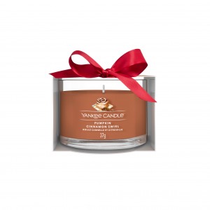Yankee Candle Lumanare parfumata Mini in sticla Pumpkin Cinnamon Swirl Yankee Candle Lumanare parfumata Mini in sticla Pumpkin Cinnamon Swirl